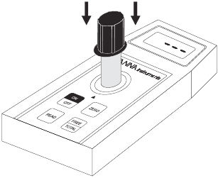 Hanna Instruments - HI 93711 - MEASUREMENT PROCEDURE - Step 3 - Place the cuvet MEASUREMENT PROCEDURE - Step 3 - Place the cuvet