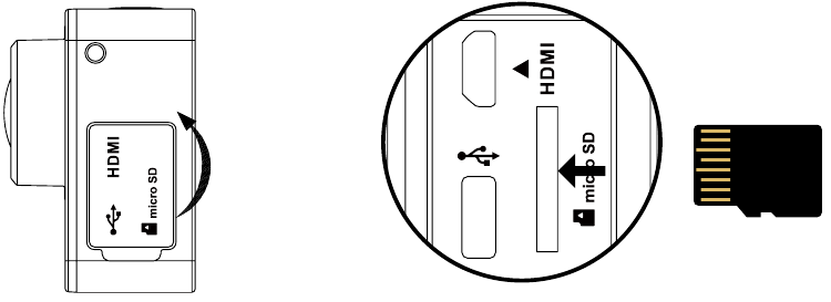 EZVIZ - S6 - De microSD-kaart plaatsen De microSD-kaart plaatsen
