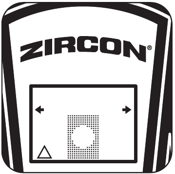 Zircon - SuperScan M1 - EEN BALK VINDEN IN STUDSCAN MODUS (TC™ UIT) - Stap 2 EEN BALK VINDEN IN STUDSCAN MODUS (TC™ UIT) - Stap 2