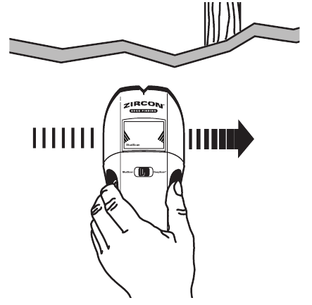 Zircon - StudSensor HD55 - KARKASSI LEIDMINE - Samm 1 KARKASSI LEIDMINE - Samm 1