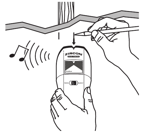 Zircon - StudSensor HD55 - KARKASSI LEIDMINE - Samm 4 KARKASSI LEIDMINE - Samm 4