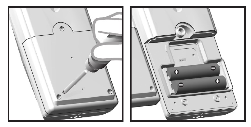Oregon Scientific - THGN122N - Helyezze be az elemeket Helyezze be az elemeket