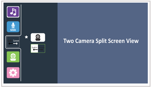 Babysense - HD-S2 - Split Screen Setting Padalinto ekrano nustatymas