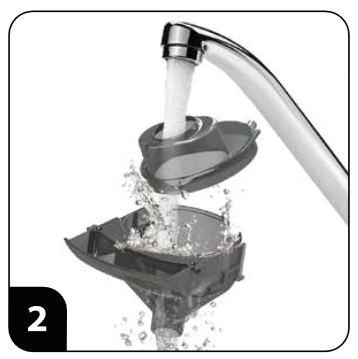 Baby Brezza - Formula Pro Advanced - Napi tisztítási útmutató - 2. lépés Napi tisztítási útmutató - 2. lépés