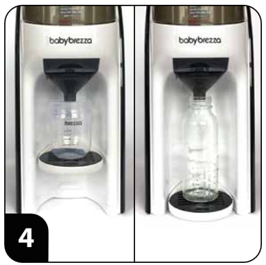 Baby Brezza - Formula Pro Advanced - Az első üveg elkészítése - 4. lépés Az első üveg elkészítése - 4. lépés