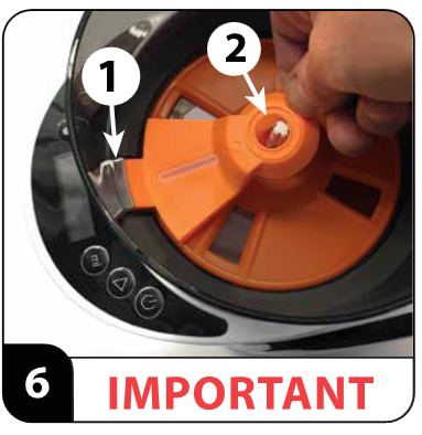 Baby Brezza - Formula Pro Advanced - Beállítási útmutató - 6. lépés Beállítási útmutató - 6. lépés