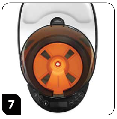 Baby Brezza - Formula Pro Advanced - Beállítási útmutató - 7. lépés Beállítási útmutató - 7. lépés