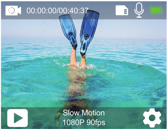 Dragon Touch - Vista 5 - MUHTASARI WA MODI - Modi ya video ya mwendo wa polepole MUHTASARI WA MODI - Modi ya video ya mwendo wa polepole