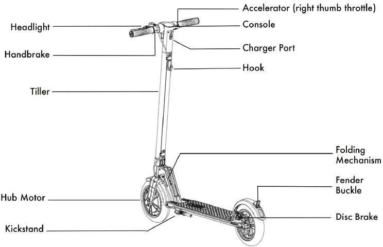 Gotrax - XR Ultra - Poznaj swoje urządzenie Poznaj swoje urządzenie