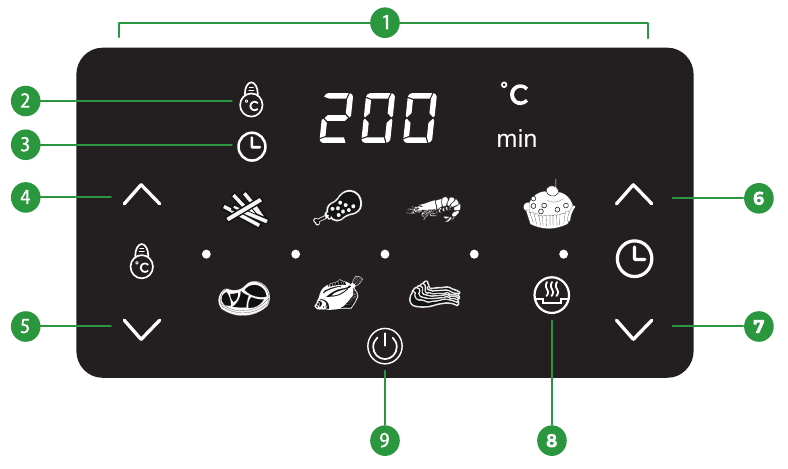 Tower - T17072 - ПАНЕЛЬ УПРАВЛЕНИЯ И ДИСПЛЕЙ ПАНЕЛЬ УПРАВЛЕНИЯ И ДИСПЛЕЙ
