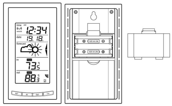 La Crosse Technology - WS-9077U-IT - Visão Geral do Dispositivo Visão Geral do Dispositivo