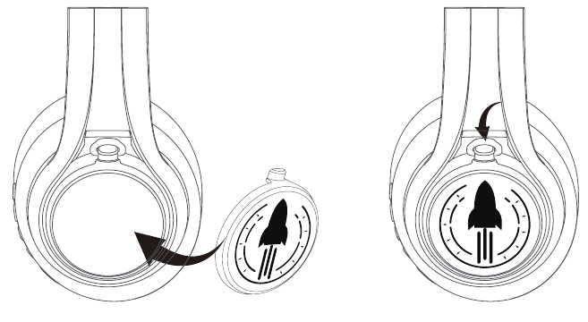 iclever - BTH16 - Anleitung zum Austausch der Abdeckplatte - Schritt 3 Anleitung zum Austausch der Abdeckplatte - Schritt 3