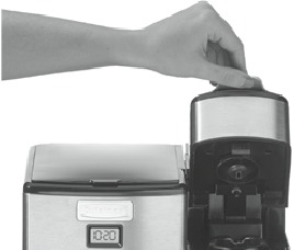 retirar y desechar la cápsula después de la preparación