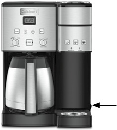 interruptor de encendido/apagado en el lateral de la unidad