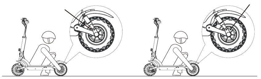 iSinwheel - GT2 - Ajuste del Freno de Disco Ajuste del Freno de Disco