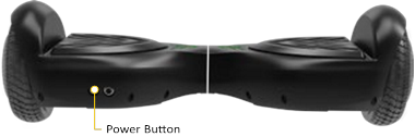 SwagTron - SWAGBOARD HERO - HASZNÁLATI UTASÍTÁS - 1. Lépés - Nyomja meg a Power Button (Bekapcsoló gomb) gombot HASZNÁLATI UTASÍTÁS - 1. Lépés - Nyomja meg a Power Button (Bekapcsoló gomb) gombot