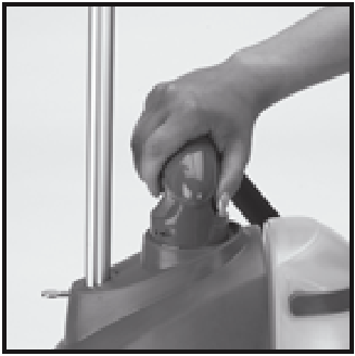 Conair - GS7 - Remoção da Mangueira da Unidade - Passo 2 - Empurrar para baixo Remoção da Mangueira da Unidade - Passo 2 - Empurrar para baixo