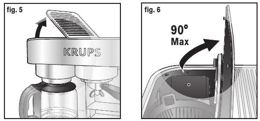 Krups - XP6040 - COFFEE FUNCTION - Step 1 COFFEE FUNCTION - Step 1