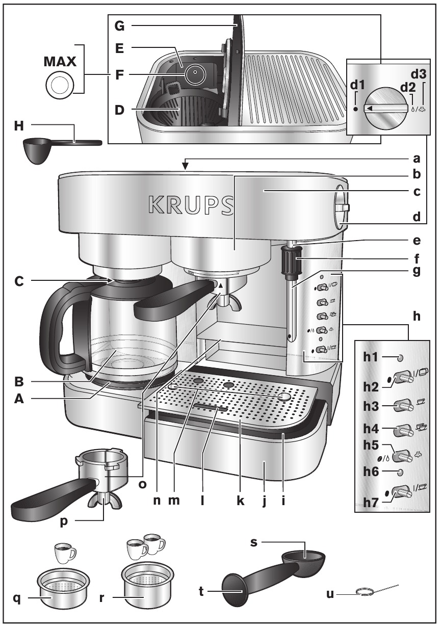Krups - XP6040 - DESCRIÇÃO DO PRODUTO DESCRIÇÃO DO PRODUTO