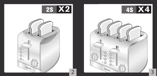 Krups - KH734 - TOASTING BREAD TOASTING BREAD
