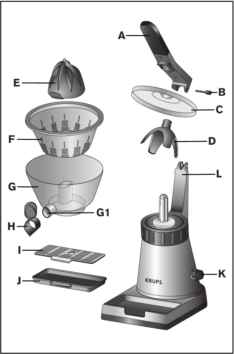 Krups - ZX7000 - MAELEZO YA SEHEMU MAELEZO YA SEHEMU