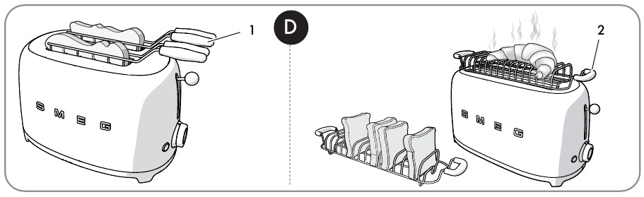 Smeg - TSF01 - Sandwich racks Sandwich racks