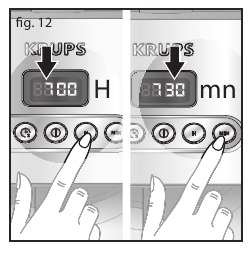 Krups - Control Line KM442D50 - Programski način - Korak 2 Programski način - Korak 2