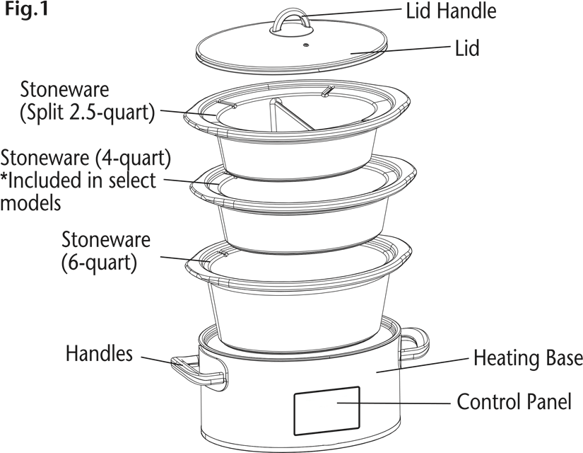 Crock-Pot - CPSCVC60CC2-S - KOMPONENTE KOMPONENTE