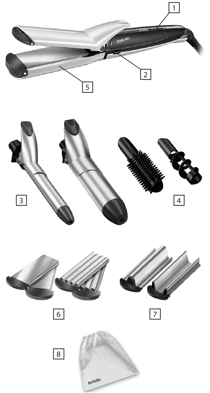 BaByliss - MS21E - Преглед на устройството Преглед на устройството