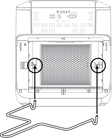 Instant Pot - VORTEX PRO - Removing the accessories - Step 1 Removing the accessories - Step 1