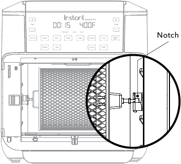 Instant Pot - VORTEX PRO - Setting up the rotisserie accessories - Step 3 Setting up the rotisserie accessories - Step 3