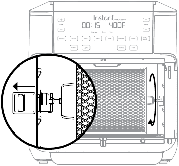 Instant Pot - VORTEX PRO - Setting up the rotisserie accessories - Step 4 Setting up the rotisserie accessories - Step 4