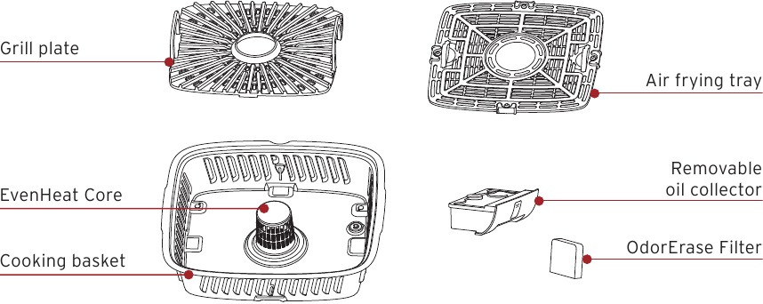 Instant - INDOOR GRILL - Ανταλλακτικά και αξεσουάρ Ανταλλακτικά και αξεσουάρ