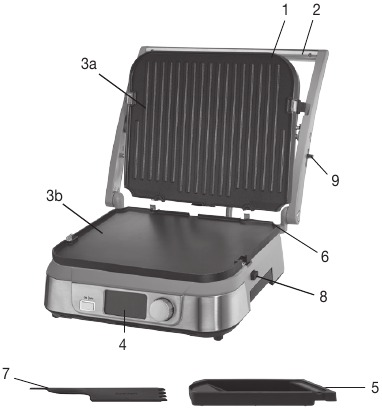 Cuisinart - GR-5 Series - SUKU CADANG DAN FITUR SUKU CADANG DAN FITUR