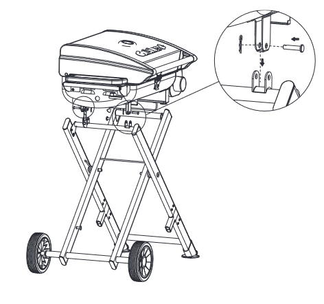 Cuisinart - CGG-240 - Navodila za sestavljanje - 6. korak Navodila za sestavljanje - 6. korak