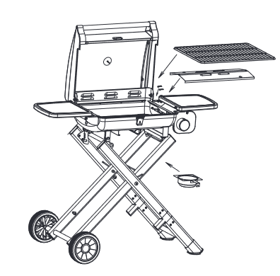 Cuisinart - CGG-240 - Navodila za sestavljanje - 7. korak Navodila za sestavljanje - 7. korak