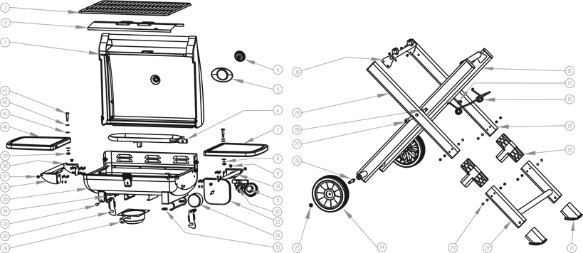 Cuisinart - CGG-240 - Pregled naprave Pregled naprave