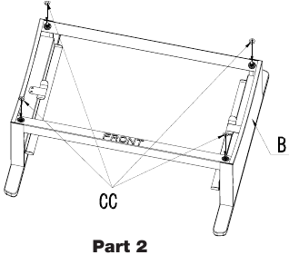 Cuisinart - CPO-600 - Yig'ish bo'yicha ko'rsatmalar - 1-qadam Yig'ish bo'yicha ko'rsatmalar - 1-qadam