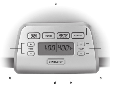Cuisinart - Cook Central MSC-800 Series - UPOZNAVANJE S VAŠOM UPRAVLJAČKOM PLOČOM UPOZNAVANJE S VAŠOM UPRAVLJAČKOM PLOČOM