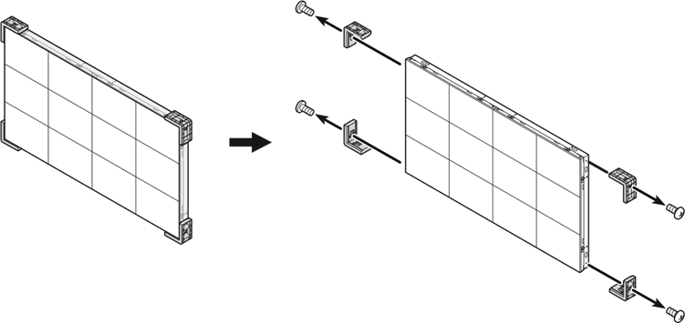 Samsung - IW008R - Kuondoa mabano ya kinga Kuondoa mabano ya kinga