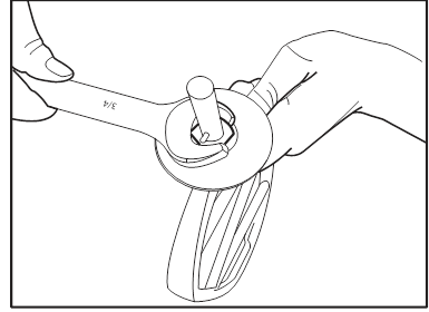 Cuisinart - SM-55 - Laikykite ir atlaisvinkite veržlę Laikykite ir atlaisvinkite veržlę