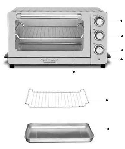 Cuisinart - TOB-60N2 - Pregled uređaja Pregled uređaja