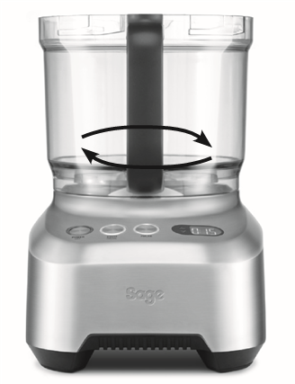 Sage - the Kitchen Wizz Peel & Dice BFP820 - YIG'ISH - Motor bazasi va kosa - 2-qadam YIG'ISH - Motor bazasi va kosa - 2-qadam