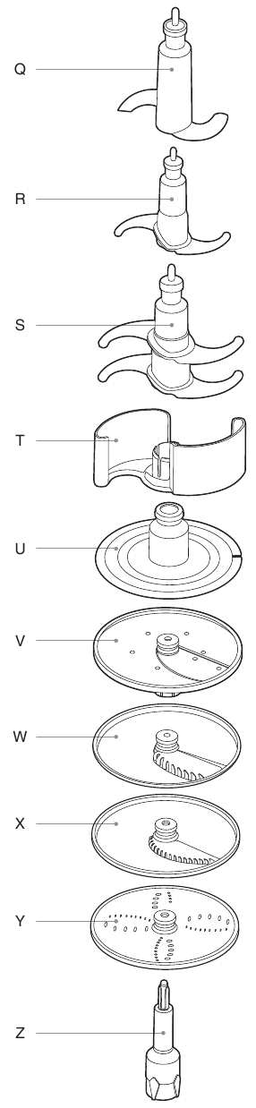 Sage - the Kitchen Wizz Peel & Dice BFP820 - Komponentlar - 2-qism Komponentlar - 2-qism