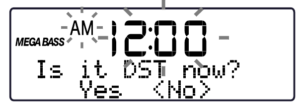 Sony - XDR-DS12iP - Definir o relógio pela primeira vez - Parte 2 Definir o relógio pela primeira vez - Parte 2