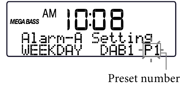 Sony - XDR-DS12iP - Definir o alarme da rádio Definir o alarme da rádio