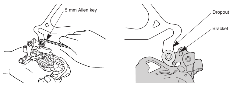 Shimano - RD-M662 - Instalarea schimbătorului spate - Partea 1 Instalarea schimbătorului spate - Partea 1