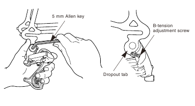 Shimano - RD-M760 - Pemasangan derailleur belakang Pemasangan derailleur belakang