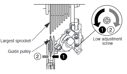 Shimano - RD-M810 - Ajuste SIS - Parte 2 Ajuste SIS - Parte 2