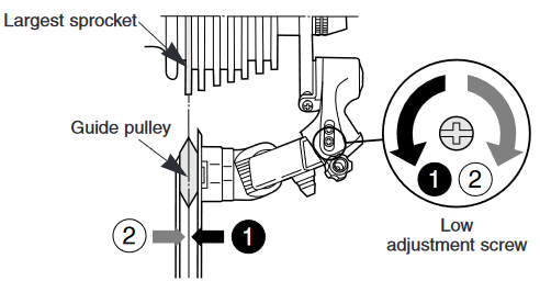 Shimano - RD-M410 - Regolazione SIS - Parte 5 Regolazione SIS - Parte 5